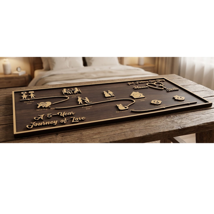 Story Board - Curvy Line - Brown