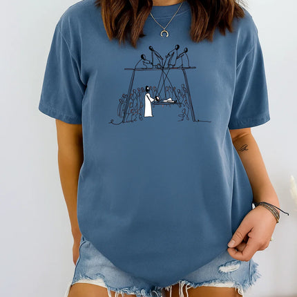 Comfort Color Jesus healing the paralytic T-Shirt