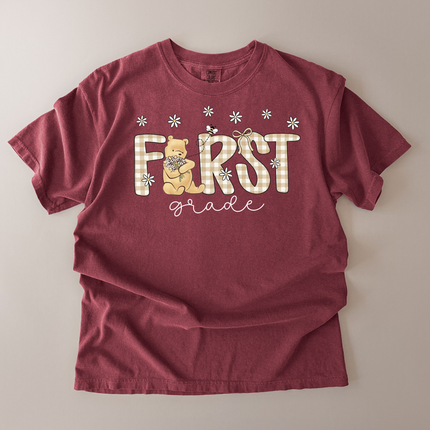Comfort Colors First Grade Bear T-Shirt