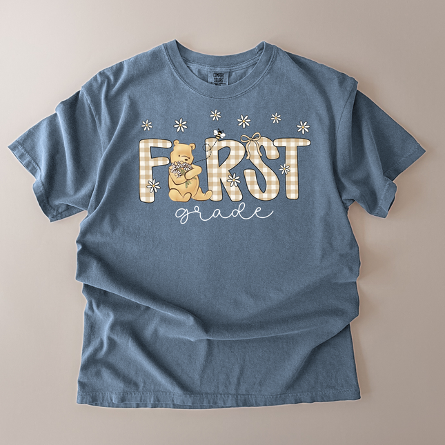 Comfort Colors First Grade Bear T-Shirt