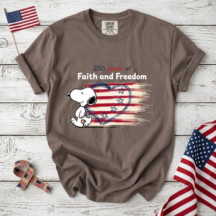 Comfort Colors 250 Years Of Faith Freedom T-Shirt
