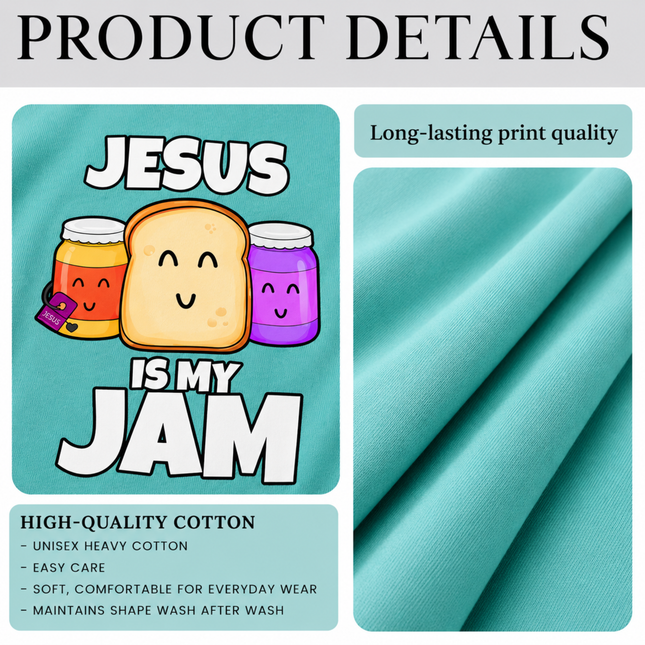 Comfort Colors Jesus Is My Jam Kawaii Toast T-Shirt