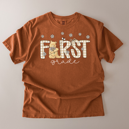 Comfort Colors First Grade Bear T-Shirt