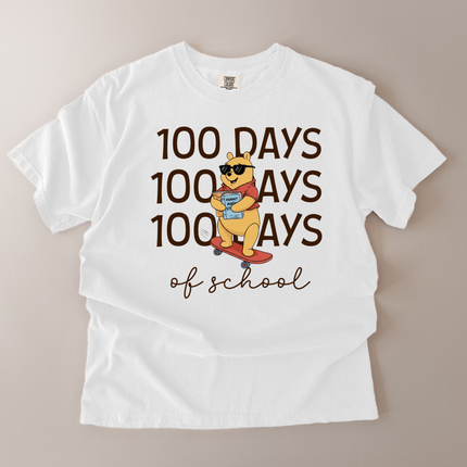 Comfort Colors 100 Days Of School Bear T-Shirt