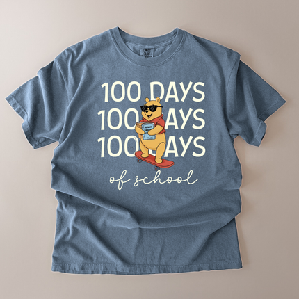 Comfort Colors 100 Days Of School Bear T-Shirt