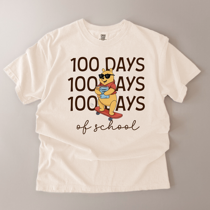 Comfort Colors 100 Days Of School Bear T-Shirt