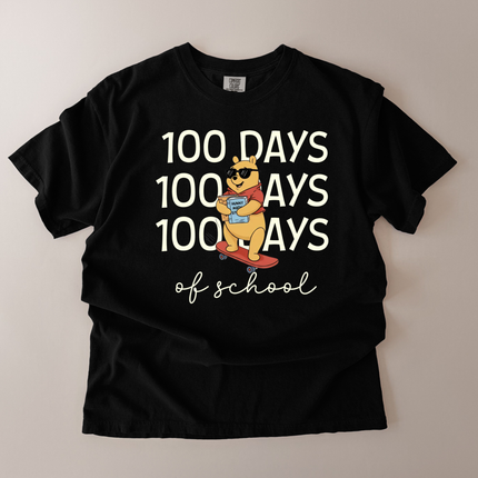 Comfort Colors 100 Days Of School Bear T-Shirt