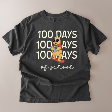 Comfort Colors 100 Days Of School Bear T-Shirt