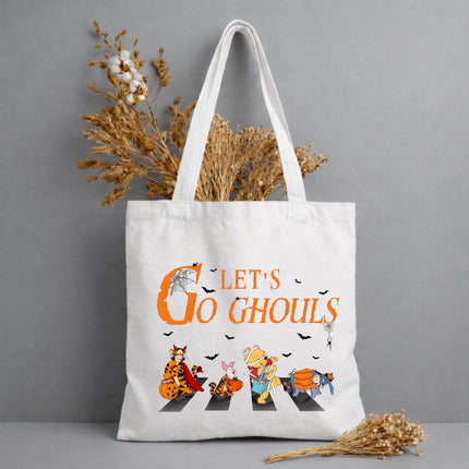 Halloween Let's Go Ghouls Tote Bag