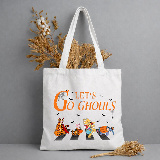 Halloween Let's Go Ghouls Tote Bag