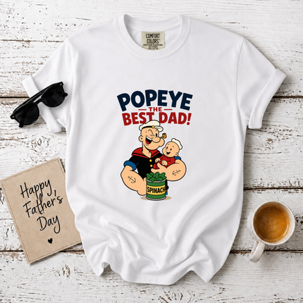 Comfort Colors Sailor Best Dad & Baby Spinach T-Shirt