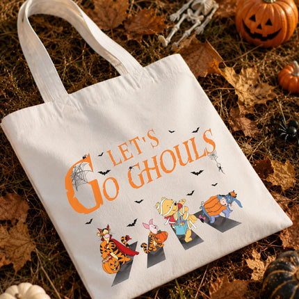 Halloween Let's Go Ghouls Tote Bag