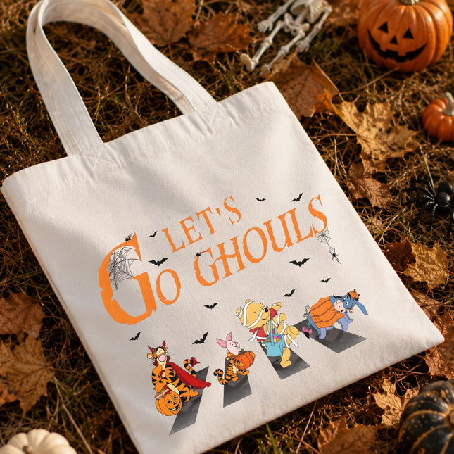Halloween Let's Go Ghouls Tote Bag