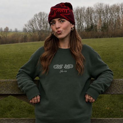 Broken Chains John 836 Embroidered Sweatshirt