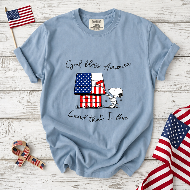 Comfort Colors God Bless America T-Shirt