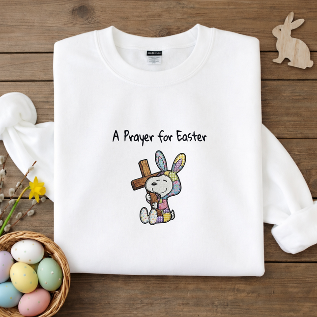 A Prayer for Easter Embroidered Sweatshirt