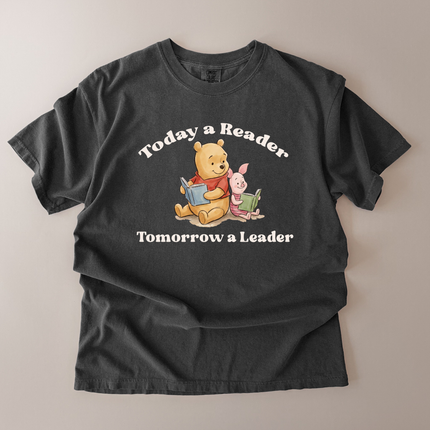 Comfort Colors Reader Leader Pooh And Piglet T-Shirt