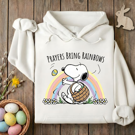 Prayers Bring Rainbows Hoodie
