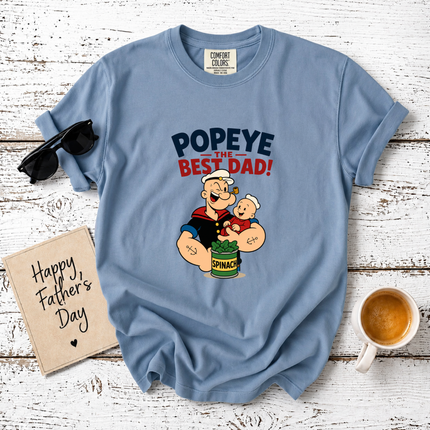 Comfort Colors Sailor Best Dad & Baby Spinach T-Shirt