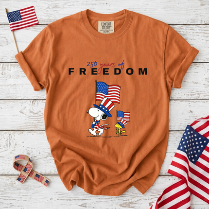 Comfort Colors 250 Years Of Freedom T-Shirt