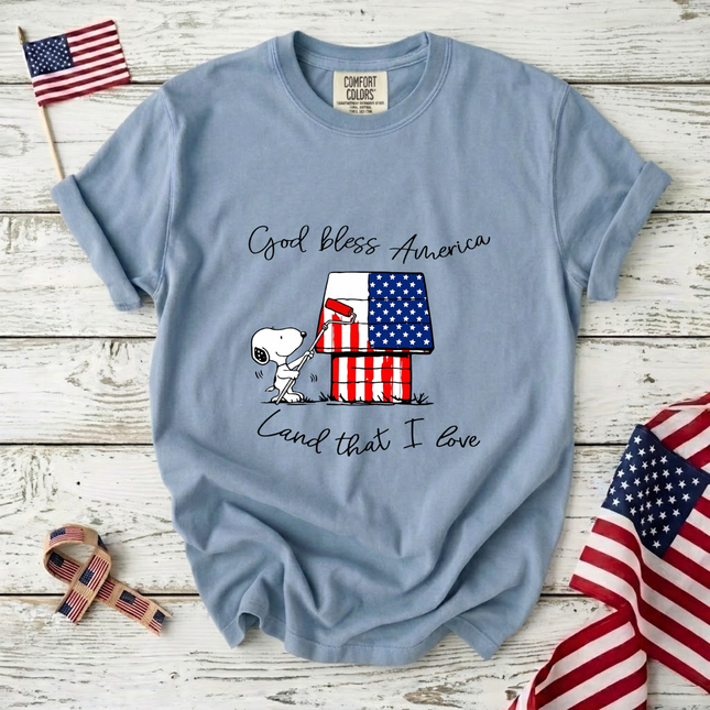 Comfort Colors God Bless America T-Shirt