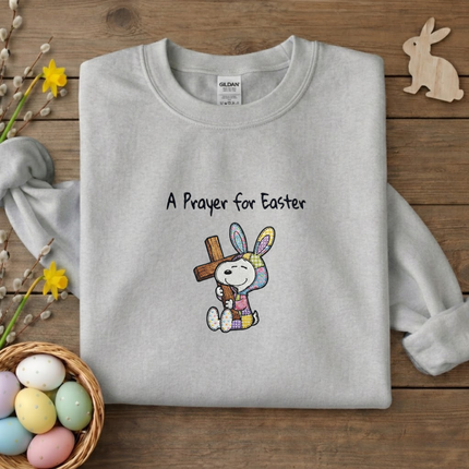 A Prayer for Easter Embroidered Sweatshirt