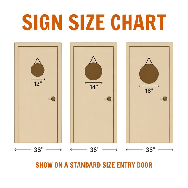 Personalized Reading Haunted House Door Sign