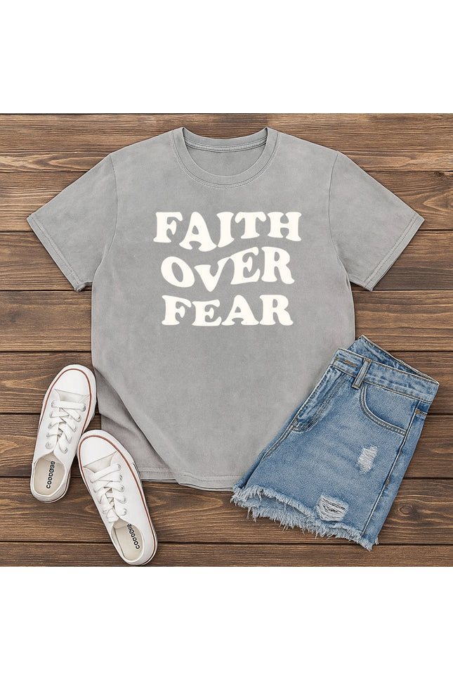 Faith Over Fear Christian T-Shirt