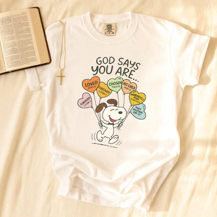 Comfort Colors Snoopy Balloons T-shirt