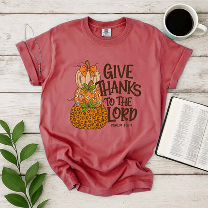 Comfort Colors Give Thanks To The Lord T-Shirt