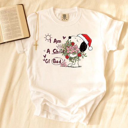 I Am A Child Of God Snoopy Comfort Color T-Shirt