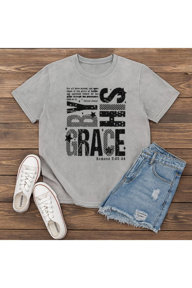 By His Grace Christian T-Shirt