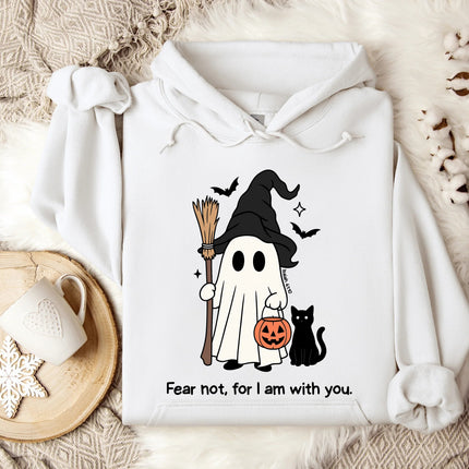 Fear not, for I am with you Gildan Hoodie
