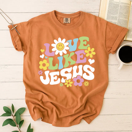 Comfort Color LOVE LIKE JESUS T-shirt