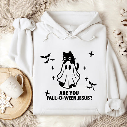 Fall-O-Ween Jesus Cute Gildan Hoodie