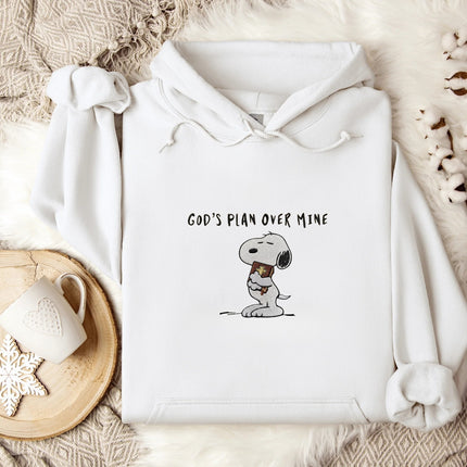 God's Plan Over Mine Embroidered Hoodie