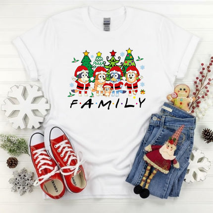 Family Christmas Gildan T-Shirt for Adults
