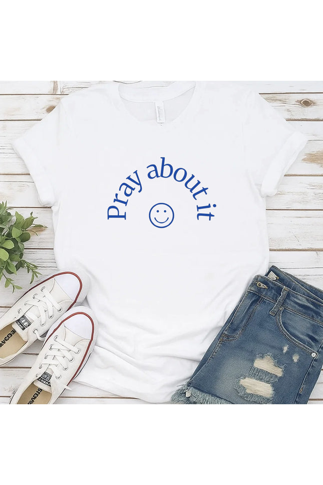 Comfort Colors Pray About It Graphic Tee