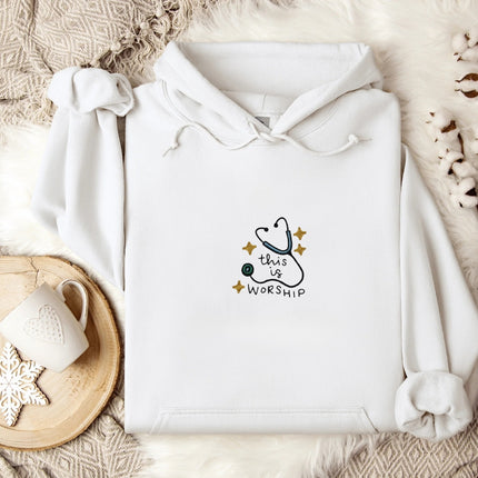 This Is Worship Embroidered Hoodie
