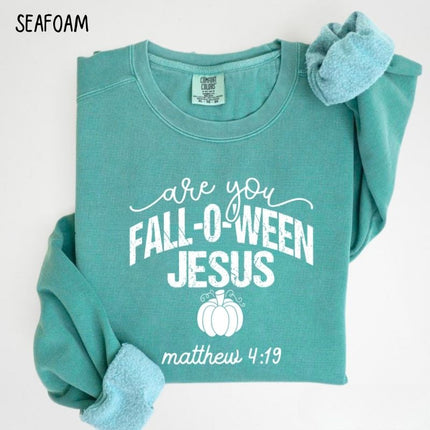 Comfort Colors Are You Fall-O-Ween Jesus Sweatshirt