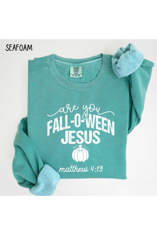 Comfort Colors Are You Fall-O-Ween Jesus Sweatshirt