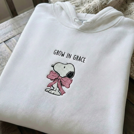 Grow in Grace Embroidered Hoodie