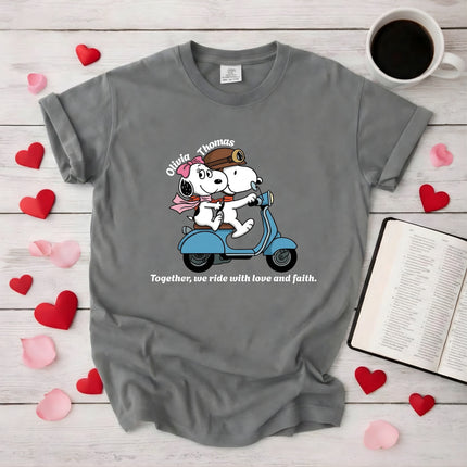 Comfort Colors Together we ride with love and faith T-Shirt