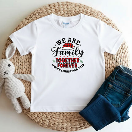 We are family Christmas T-Shirt for Kids