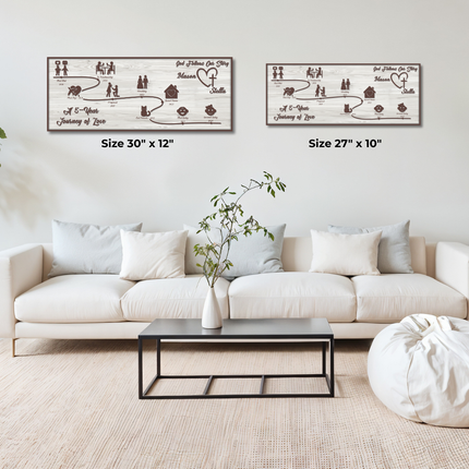 Story Board - Curvy Line - White