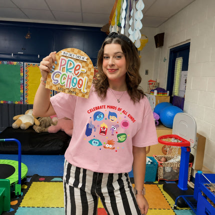 Comfort Colors Celebrate Minds of All Kinds Teacher Shirt