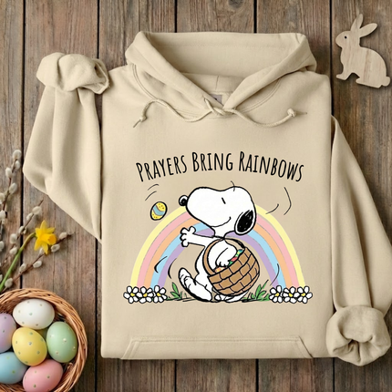 Prayers Bring Rainbows Hoodie