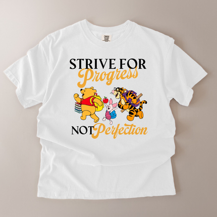 Comfort Colors Strive For Progress Pooh T-shirt