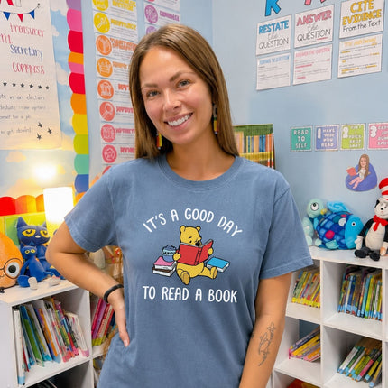 Comfort Colors It's a Good Day to Read a Book T-Shirt