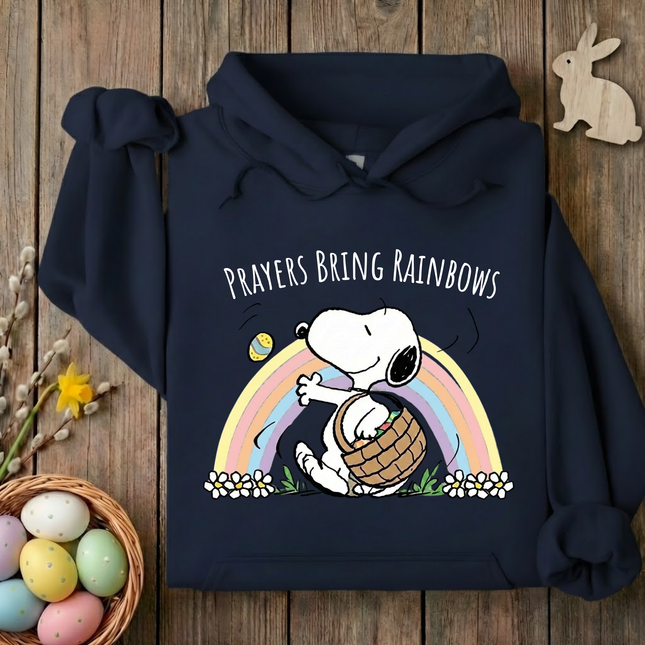 Prayers Bring Rainbows Hoodie
